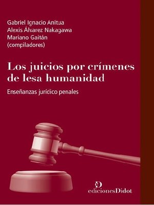 cover image of Los juicios por crímenes de lesa humanidad